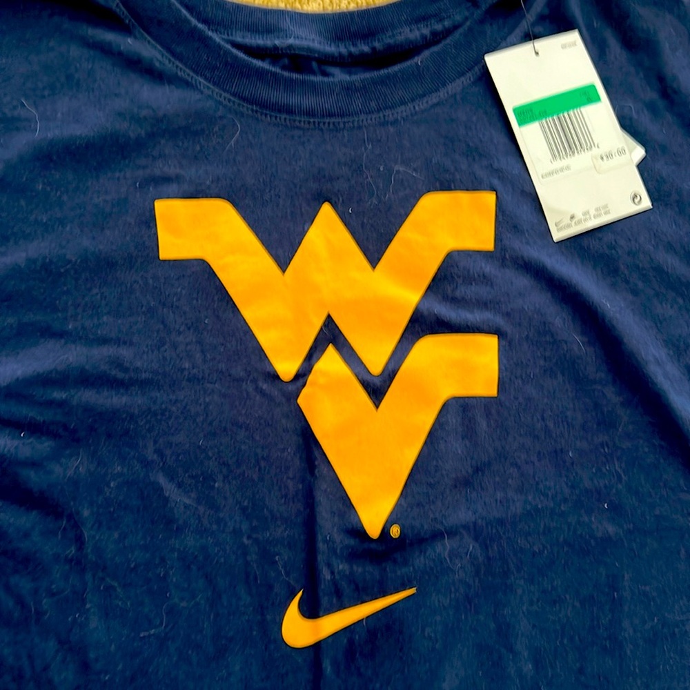 NWT West Virginia WV Nike Tee XL